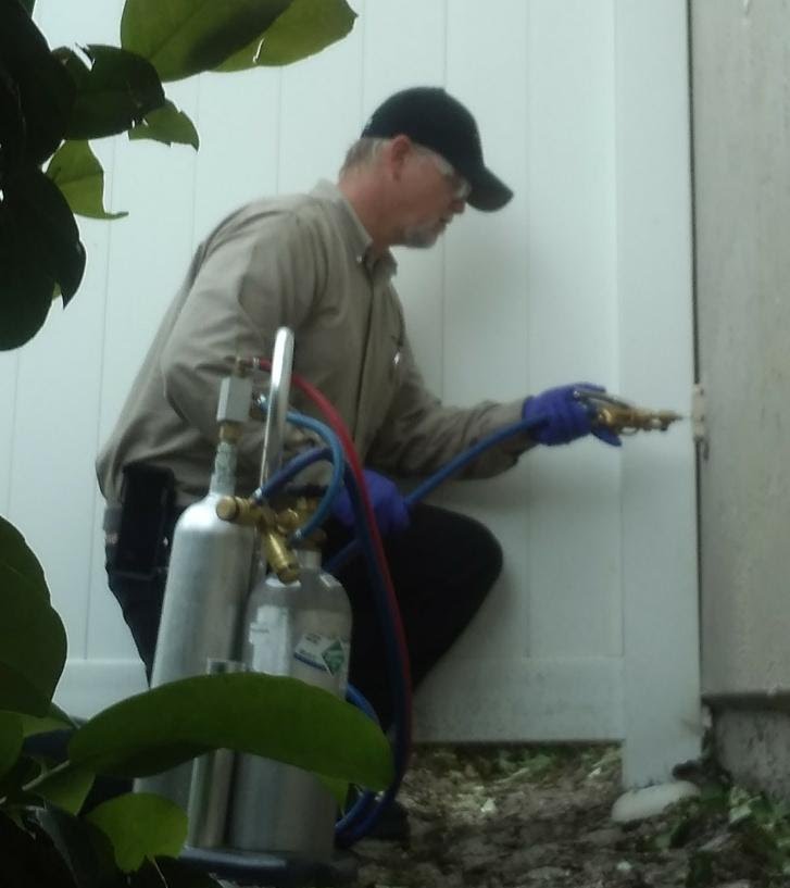 Pest Tube treatment, Pest control, wall injection