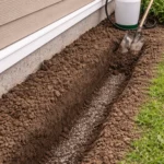Ditch for termite