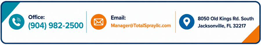 Contact Totalsprayllc for professional lawn care, pest control, and turf management services in Jacksonville, FL. Reach out today to schedule a consultation or request a free estimate.