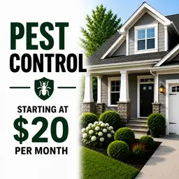 Professional pest control service in Jacksonville, FL, protecting homes and businesses from ants, roaches, spiders, rodents, and other common pests with targeted treatments and year-round prevention programs.