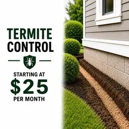 Professional termite control service in Jacksonville, FL, providing inspections, treatments, and preventative solutions to protect homes and businesses from termite damage and wood-destroying insects.